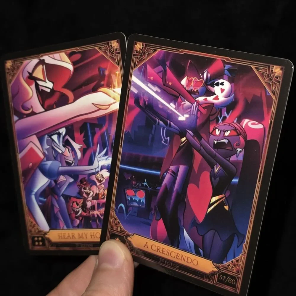 Lot Of 2 Hazbin Hotel Cards Hear My Hope A Crescendo 57/60 60/60 Season 2 Vees